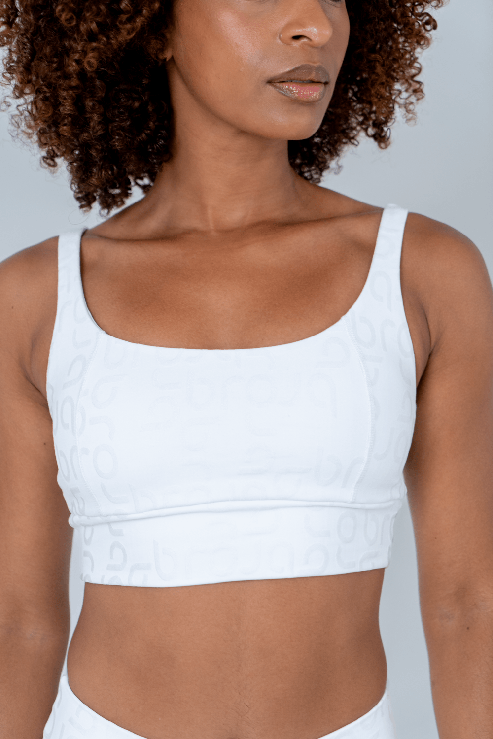 TOP FITNESS BRO BRANCO/TEXTURA